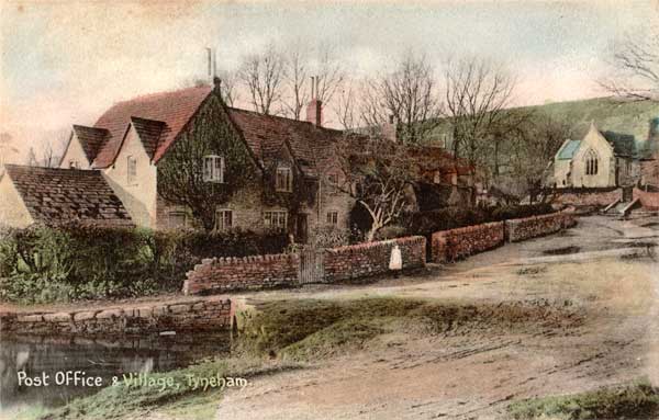 Drawing of the post office at Tynehham village