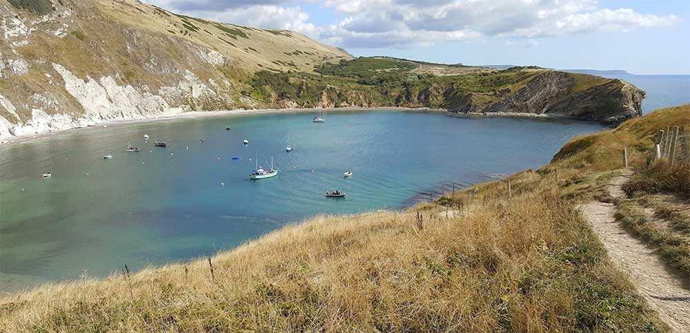 Lulworth Cove viewed from Stair Hole