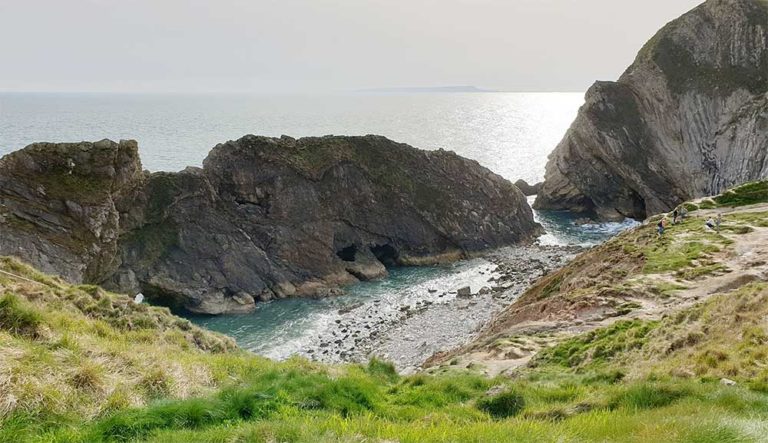 Stair Hole with its folded limestone