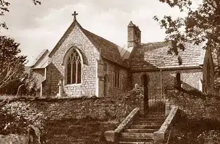St Mary's Church, Tyneham, now restored and open to visitors