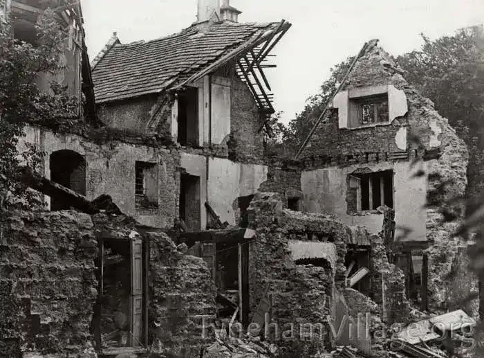 The remains of The Great House before final demolition